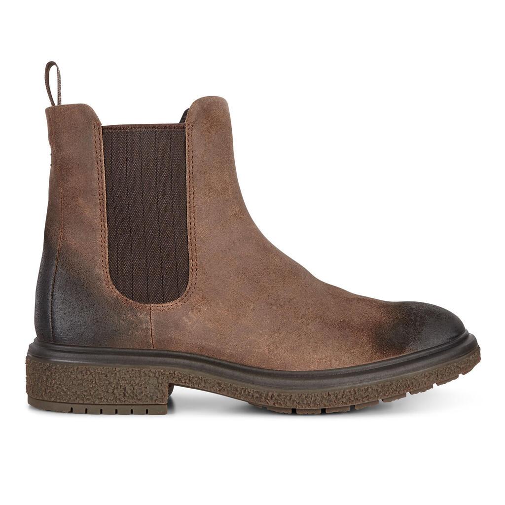 Ecco Crepetray Mens Chelsea Boots Brown Sales - India BED-480153